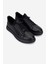 Erkek Hakiki Deri Siyah Sneakers & Spor Ayakkabı 298 0461-2297 Erk Ayk SK25-26 Sıyah Atlas 2