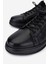 Erkek Hakiki Deri Siyah Sneakers & Spor Ayakkabı 298 0461-2297 Erk Ayk SK25-26 Sıyah Atlas 3