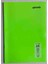A5 40 Yaprak Çizgili Pp Kapak Dikişli Defter Yeşil 1
