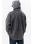 Erkek Antrasit Yıkamalı Oversize Sweatshirt Kapüşonlu 5