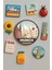 Modern ve Dekoratif Yuvarlak Buzdolabı Magneti Magnet Büyük Boy 10X10 cm - Münih 1