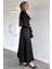 Bel Bağcıklı Tesettür Dalgıç Elbise P-00018950 4