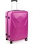 Travel Star Büyük Boy Abs Valiz - Pembe - 76X52X30 cm 2