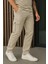 Erkek Bol Paça Trend Taş Gabardin Kargo Pantolon 4