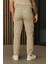 Erkek Bol Paça Trend Taş Gabardin Kargo Pantolon 5