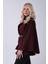Mürdüm Hakim Yaka Tek Düğmeli Kemerli Panço 31050725.21 8