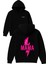 Mama Leopar Tasarım Baskılı Oversize Siyah Kapüşonlu Sweatshirt 1