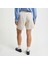 Kadın Krem Relaxed Fit Keten Şort 3