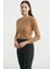 Fitilli Crop Triko Kazak - Karamel 4