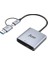 USB 3.2 ve Type-C 3'ü 1 Arada Sd/cf/tf Micro Sd Hafıza Kart Okuyucu 2