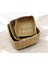 3'lü El Yapımı Kare Hasır Düzenleyici Seti | 3'lü Hasır Kare Organizer Seti – Dekoratif, Çok Amaçlı ve Dayanıklı Sepetler (26X26X12CM – 22X22X10CM – 18X18X8CM) 2