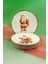 Santa Joy 4 Parça Akıtma Porselen Pasta Tabağı 2