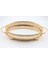 Metal Aynalı Oval Tepsi (28*20) 1