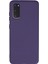 Samsung Galaxy S20 Kılıf Nano Içi Kadife Silikon - Mor (K95) 1
