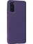 Samsung Galaxy S20 Kılıf Nano Içi Kadife Silikon - Mor (K95) 3