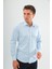 Slimfit Beyaz Mavi Kareli Erkek Gömlek Likralı Dar Kesim Yapısıyla AS045085/13 1