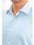 Slimfit Beyaz Mavi Kareli Erkek Gömlek Likralı Dar Kesim Yapısıyla AS045085/13 2