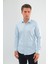 Slimfit Beyaz Mavi Kareli Erkek Gömlek Likralı Dar Kesim Yapısıyla AS045085/13 5
