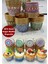 Airfryer Uyumlu Gold Desenli Muffin Kek ve Sufle Renkli Cupcake Pişirme Kapsülü 20 Adet 3