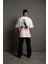Erkek Oversize Tişört – Beyaz 24/1 Penye Kumaş, Bisiklet Yaka, Ön & Arka Baskılı, Streetwear Tarzı Rahat Büyük Kalıp T-Shirt- Beyaz 3