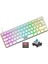 Trol Blue Switch Mini Rgb Oyun Klavyesi Gaming Mekanik 62 Tuşlu 18 Rgb LED USB Tip-C Kablosu Beyaz 1