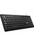 KB-741 F Klavye Siyah/gri USB 2 Metre Bakır Kablolu Tamamen Türkçe Örgülü Kablolu (F Klavye Türkçe) 1