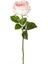 Yapay Çiçek Islak Dokulu Gül Beyaz-Pembe 48 Cm. 2