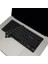 MacBook Türkçe‑q Klavye Koruyucu | Açık Pembe | Siyah| Şeffaf Silikon Kapak M1/m2/m3 Touch Id Uyumlu – Toz, Dökülme ve Çizilmelere Karşı Koruma Siyah 1