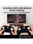Ps5 Dualsense Silikon Kılıf Siyah-Kırmızı Spider Desen + 2 Thumb Grip + Sticker + Analog Koruyucu Halkalar (Rings) 3