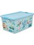 Plastik Tekerlekli Oyuncak Saklama Kutusu - Mavi - 40 Lt 3