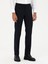 Erkek Lacivert Slim Fit Yün Karışımlı Kumaş Pantolon 50277428-VR033 2