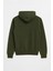 Erkek Fermuarlı Kapüşonlu Içi Polarlı Haki Sweatshirt 2