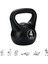 4 kg Kettlebell Çaydanlık Tipi Dambıl Ağırlık Siyah 1