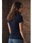Bisiklet Yaka Basic Indigo Tişört 2