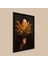 Deco Woman Of Flower Duvar Panosu - Siyah / Turuncu - 30X40 cm 3