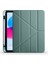 iPad 11.nesil 2025 Kılıf Nxxa Tri Folding Kalem Bölmeli Standlı Kılıf - Koyu Yeşil 1