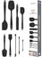 VLT1170 Drongo 9'lu Spatula Set Siyah 2