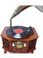 Gramofon Ahşap Standlı Pikap Plakçalar Radyo Bluetooth USB 130CM CW003 2