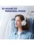 Space Q45 Aktif Gürültü Engelleyici Kulaklık, Gürültüyü%98’e Kadar Azaltır, 50 Saat Kullanım Süresi, Uygulama Kontrolü, Ldac, Net Aramalar, Bluetooth 5.3, Beyaz 2