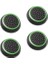 Analog Çubuk, Joystick, Thumbstick Başlıkları, Koruyucu Kapak, Kulplar, Silikon Kapaklar, Ps5 | Ps4 | Ps3 | Gamepad - Siyah/yeşil - 4 Adet 1