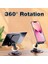 Masaüstü Telefon Tablet Tutucu Stand Taşınabilir Portatif Metal Taban 360 Derece Dönebilir 3