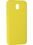 Samsung Galaxy J7 Pro / J730 Kılıf Nano Içi Kadife Silikon - Sarı (K95) 3
