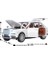 Metal Buhar Atan LED Işıklı Ses Efektli 1:22 Ölçek Rolls Royce Model Jip Araba Diecast Koleksiyonluk Hediyelik Çık Bırak (Beyaz) 4