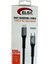 ELB120-2 120W Type-C To Lightning 1mt Siyah Örgülü Şarj Kablosu (( Data Veri ) 1