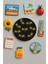 Modern ve Dekoratif Yuvarlak Buzdolabı Magneti Magnet Büyük Boy 10X10 cm - Bat Girl 1