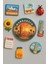 Modern ve Dekoratif Yuvarlak Buzdolabı Magneti Magnet Büyük Boy 10X10 cm - Marrakech 1