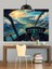 Helikopter Kullanan Adam ve Göl Dekoratif Kanvas - Mdf Ahşap Tablo 4