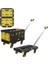 PC532B 137KG 62X45CM Dört Tekerli Çekme Kollu Yük ve Paket Taşıma Arabası + FT505 25KG Katlanır Çok Amaçlı Taşıma Sepeti 1