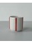 El Yapımı Seramik Kırmızı Çizgili Modern Bardak Minimal Mug 1