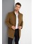 PLT9386 Dewberry Erkek Palto-Camel 4